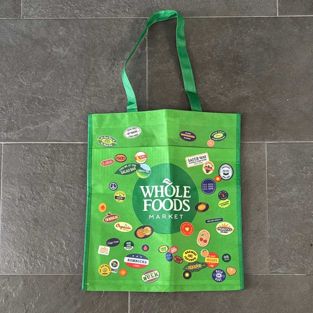 Whole Foods Market Green Tote Bag